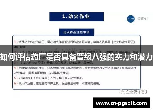 如何评估药厂是否具备晋级八强的实力和潜力